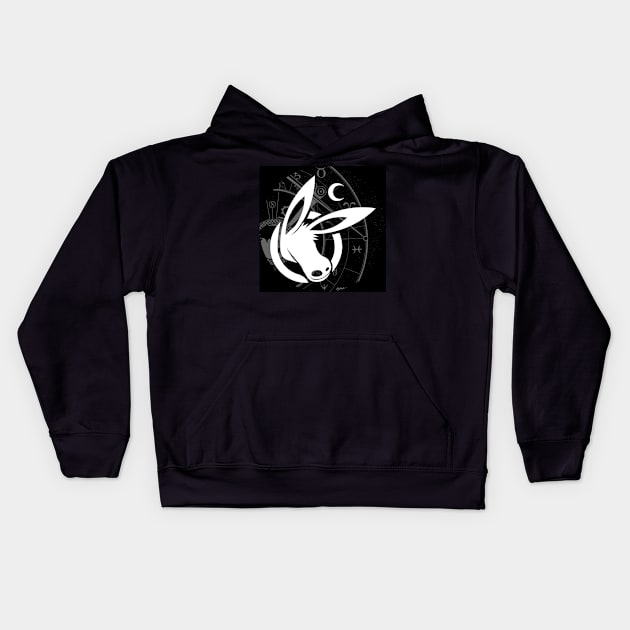 MOULE Head Logo Astrological Style Kids Hoodie by MOULE